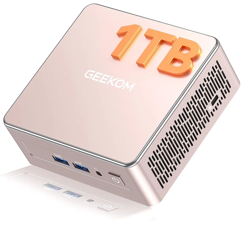 Mini PC GEEKOM A5 16 GB RAM 1 TB SSD, con AMD Ryzen 5 7430U