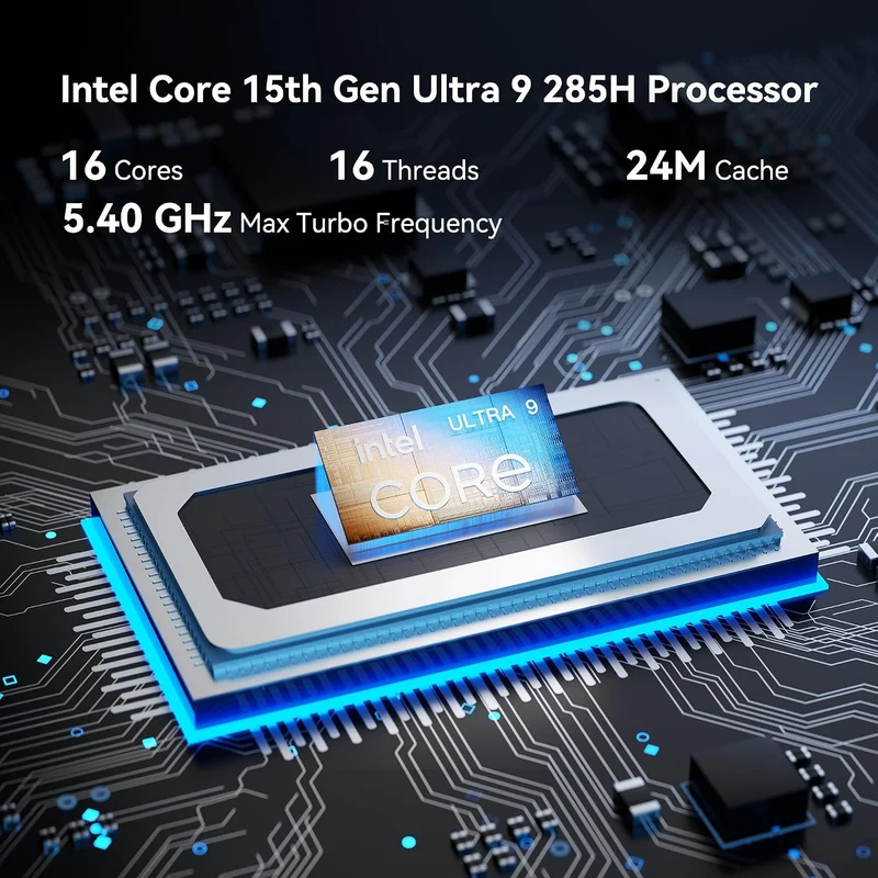 Mini PC GEEKOM IT15 32 GB RAM 1 TB SSD, con Ultra 9 285H