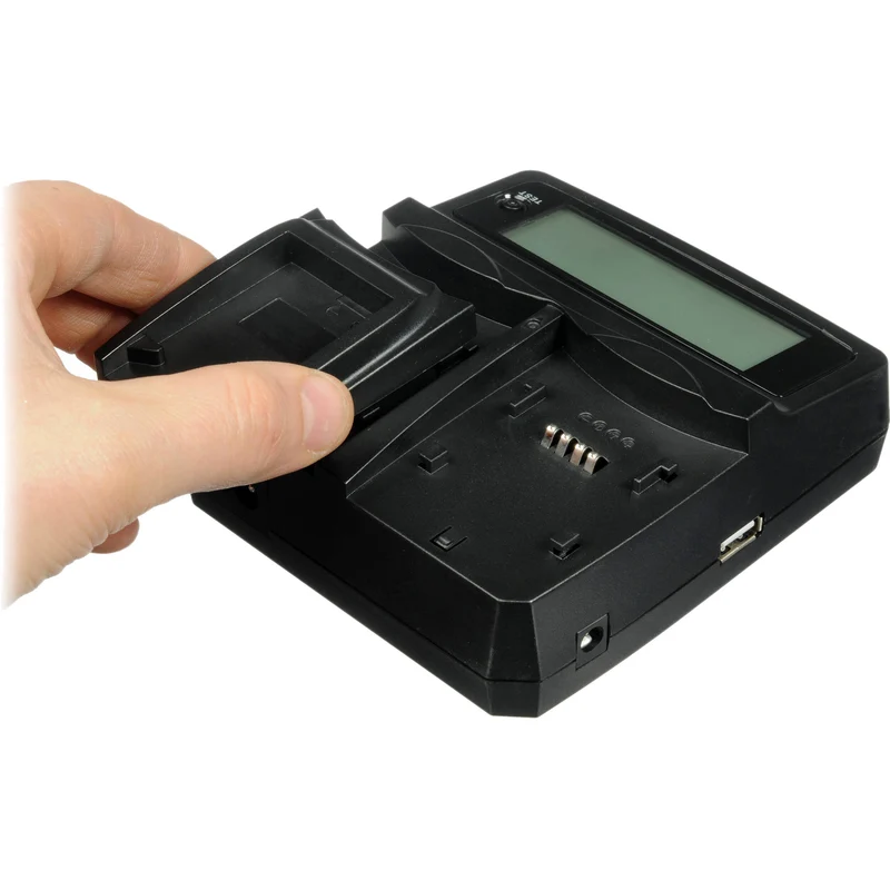 Cargador Watson Duo LCD con Two NP-FZ100 Plates