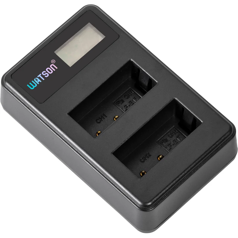 Cargador Watson Mini Duo USB-C para Canon LP-E17