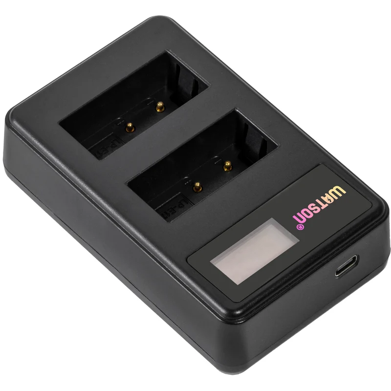 Cargador Watson Mini Duo USB-C para Canon LP-E17