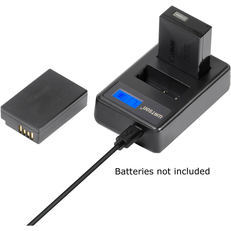 Cargador Watson Mini Duo USB-C para Canon LP-E17