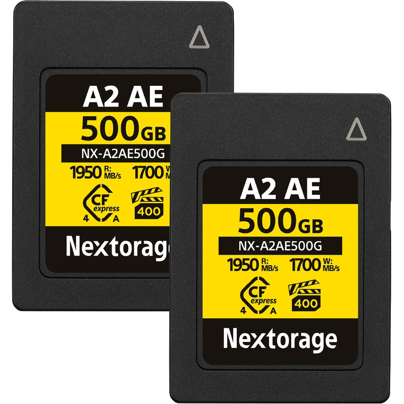 Tarjeta CFexpress Type A Nextorage 500GB NX-A2AE CFexpress 4.0 Type A (2-Pack)