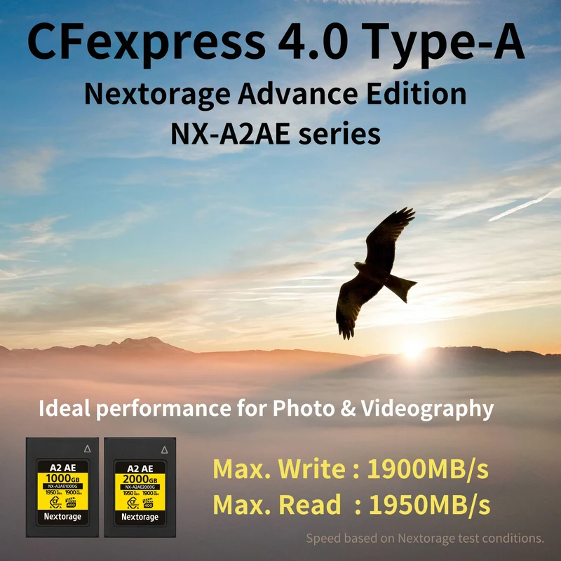 Tarjeta CFexpress Type A Nextorage 1TB NX-A2AE CFexpress 4.0 Type A (2-Pack)