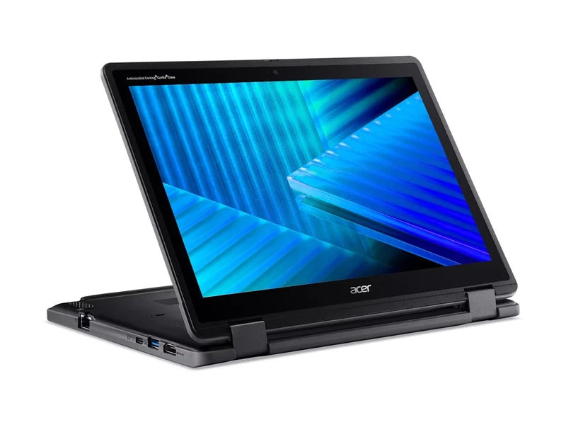 Laptop Acer TravelMate B3 Spin 12TMB312R-31-P5E5 12.2" STF Touchscreen Convertible 2 in 1, Intel N-Series N250 4 Núcleos, 8GB, Táctil