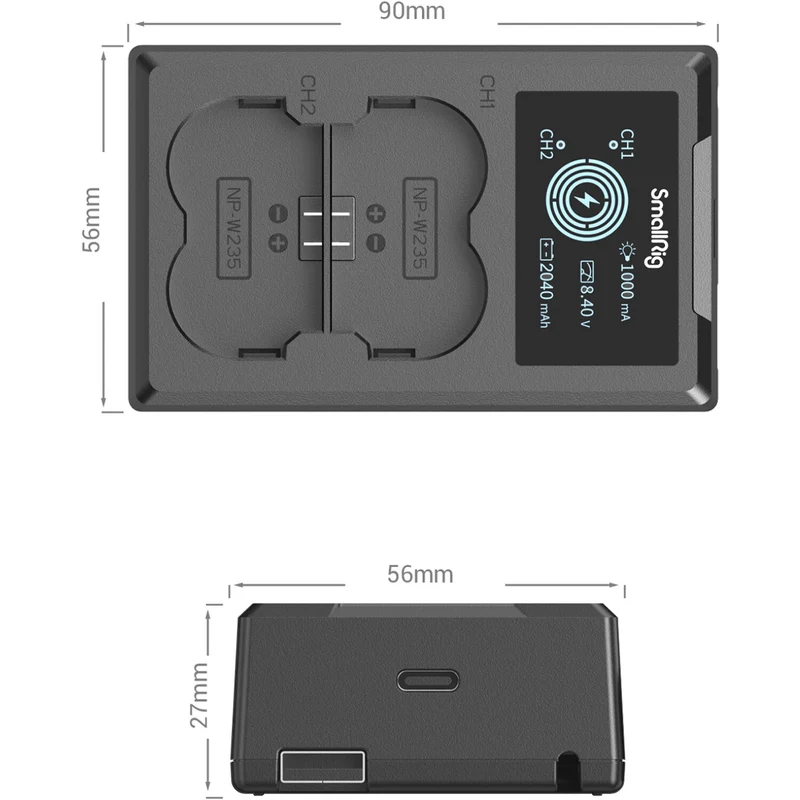 Cargador SmallRig NP-W235 Camera