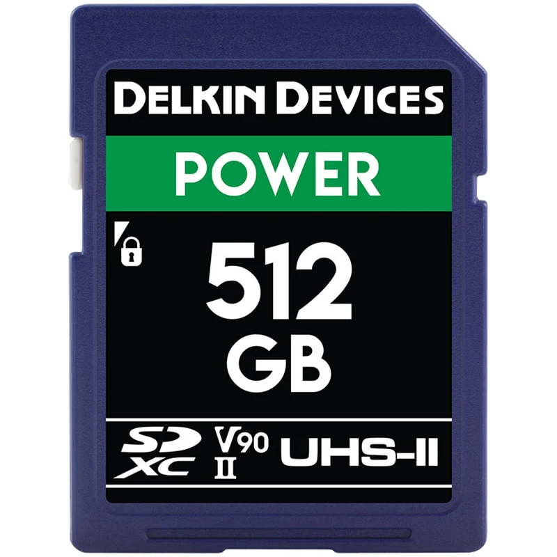 Tarjeta Delkin Devices 512GB POWER UHS-II SDXC