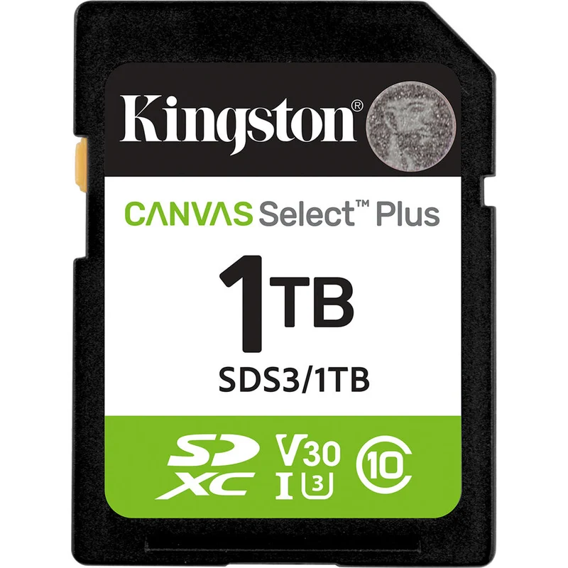 Tarjeta Kingston 1TB Canvas Select Plus UHS-I SDXC