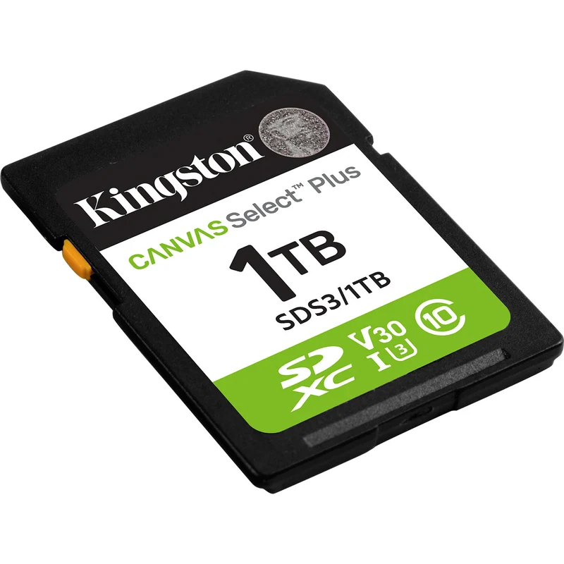 Tarjeta Kingston 1TB Canvas Select Plus UHS-I SDXC