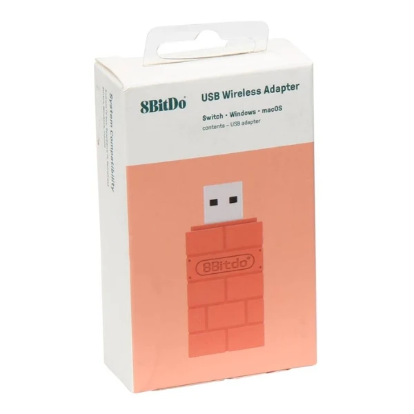 Adaptador USB Inalámbrico 8BitDo para Nintendo Switch - 50028 - Naranja