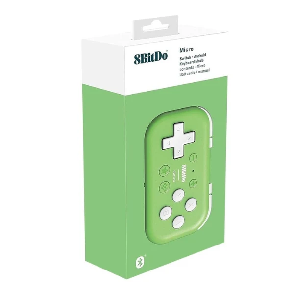 Control Mini Bluetooth Micro para Nintendo Switch - Verde - B0CDG2HKBF