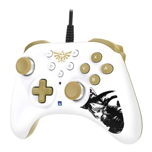 Control Cableado HORIPAD Turbo para Nintendo Switch - The Legend of Zelda - 810050911931 - Blanco