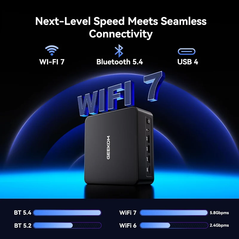Mini PC GEEKOM IT13 Max 16 GB RAM 1 TB SSD, con Intel Core Ultra 9 185H