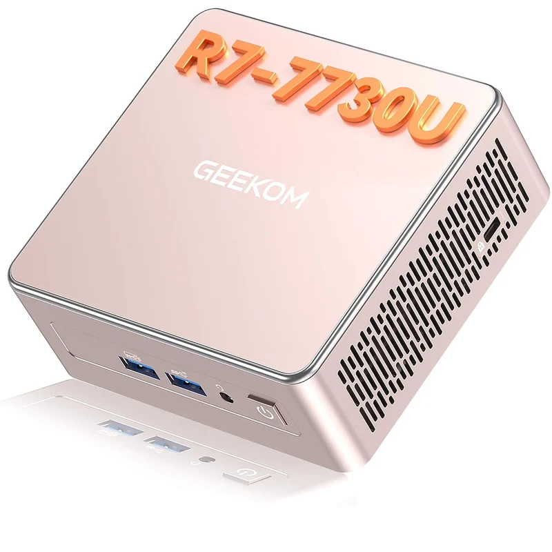 Mini PC GEEKOM A5 16 GB RAM 500 GB SSD, con Ryzen7 7730U