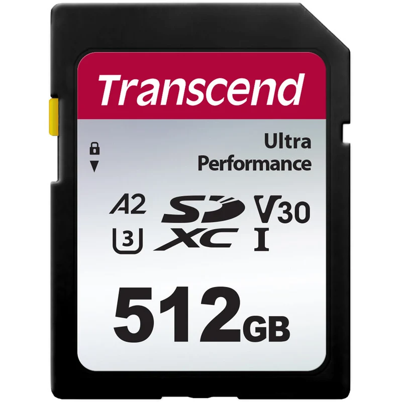 Tarjeta Transcend 512GB 340S UHS-I A2 SDXC