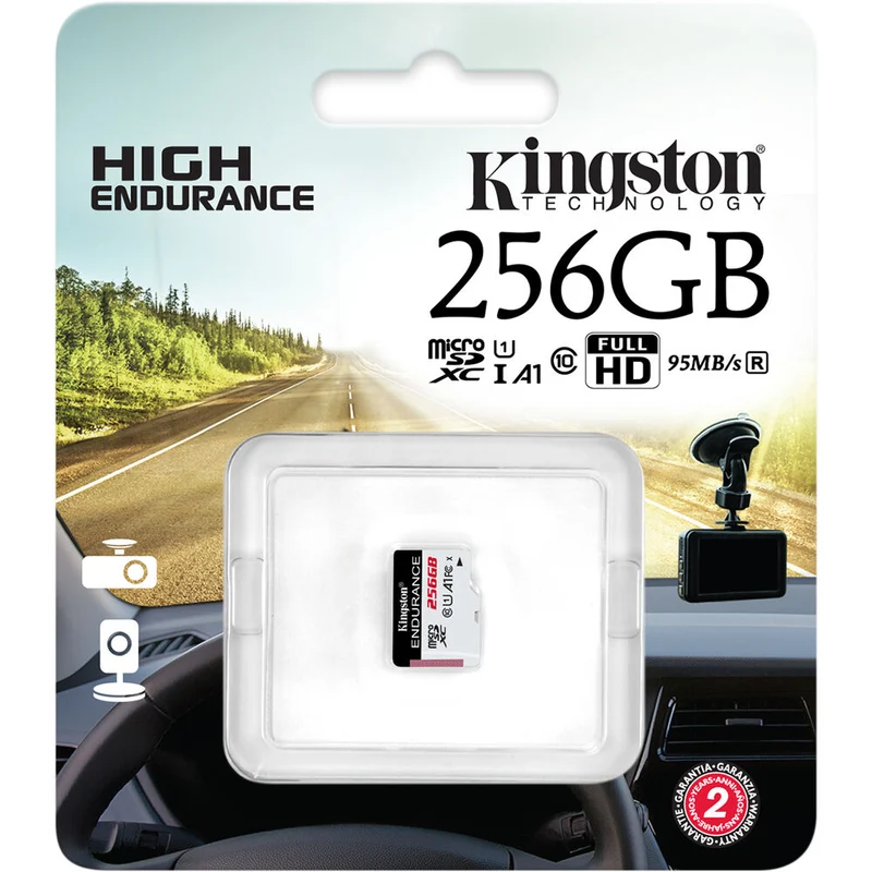 Tarjeta Kingston 256GB High Endurance UHS-I microSDXC