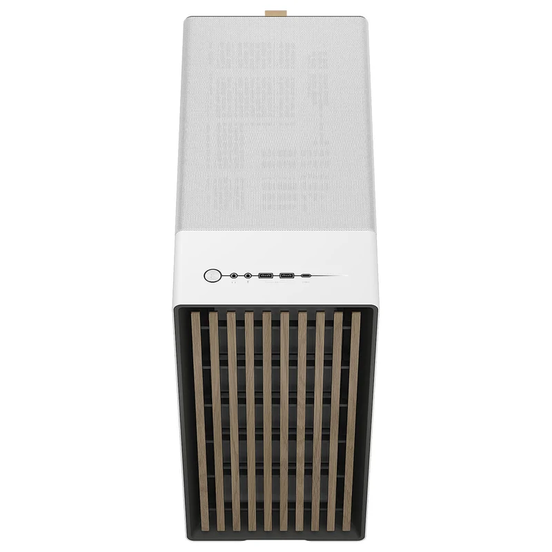 Fractal Design North Chalk TG Clear White