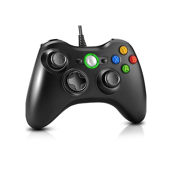 Manette Xbox 360 Filaire (Black)