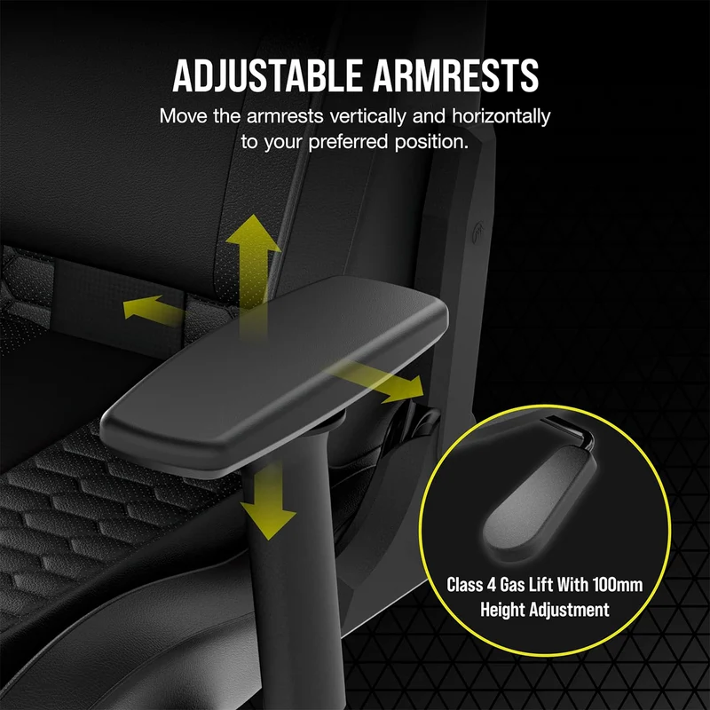 Corsair TC100 Relaxed Leatherette (Noir)