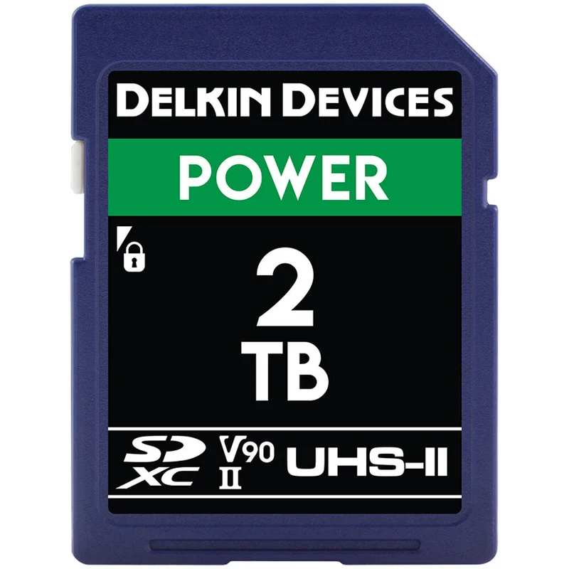 Tarjeta Delkin Devices 2TB POWER UHS-II SDXC