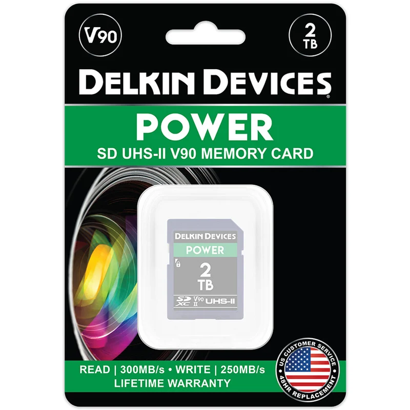 Tarjeta Delkin Devices 2TB POWER UHS-II SDXC
