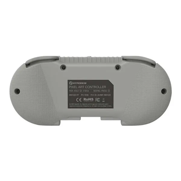 Control Inalámbrico Pixel Art para Nintendo Switch 2 - Retro - M01328-RT - Gris