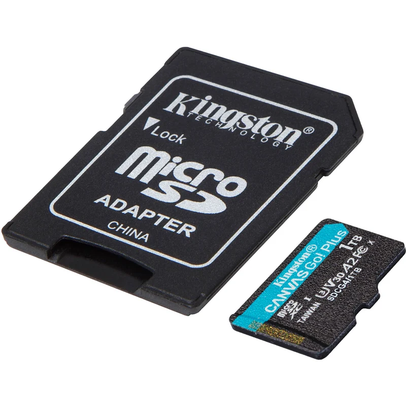 Tarjeta Kingston 1TB Canvas Go! Plus UHS-I microSDXC con SD Adapter