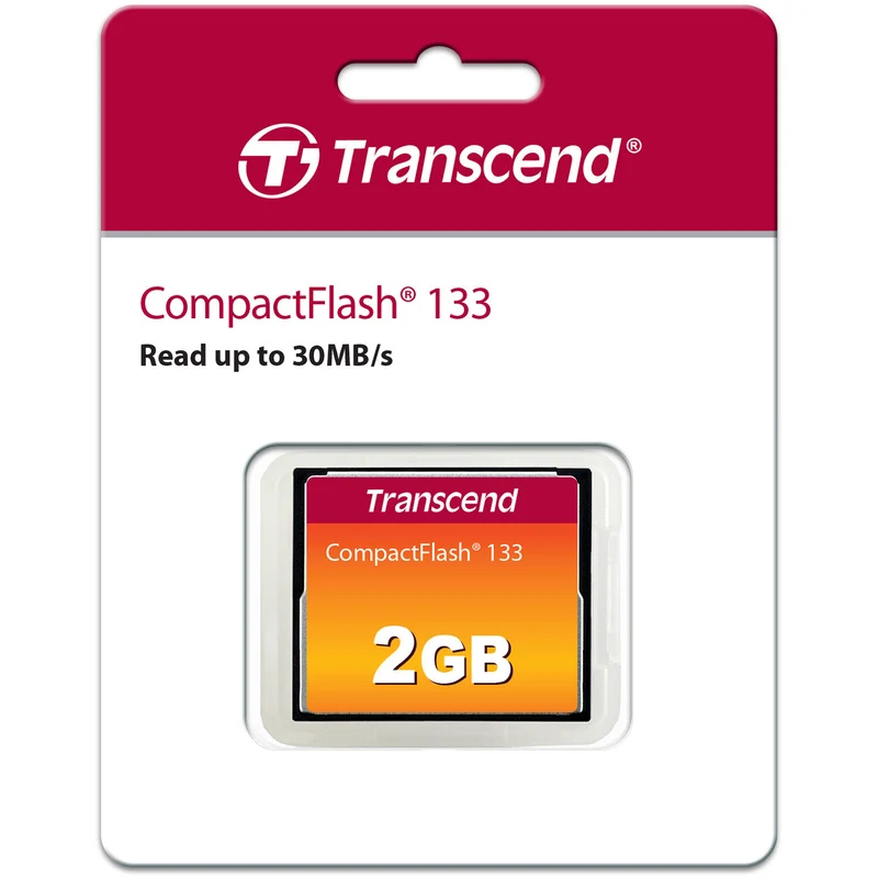 Tarjeta de memoria Transcend 2GB 133 UDMA 4 CompactFlash