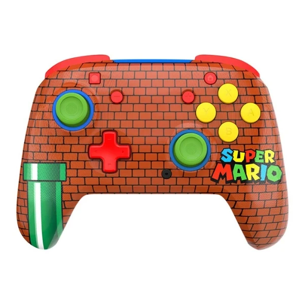 Control Inalámbrico PDP Rematch Mario Bricks para Nintendo Switch - TBC-8301-65 - Marrón