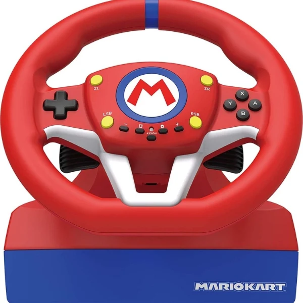 Volante de Carreras Nintendo Switch Mario Kart Racing Wheel Pro Mini - 873124007893 - Rojo