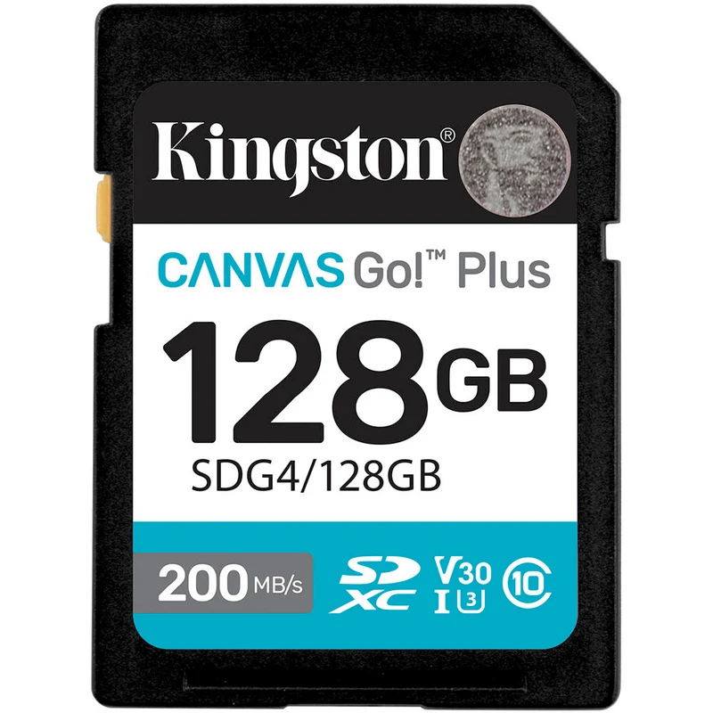 Tarjeta Kingston 128GB Canvas Go! Plus UHS-I SDXC