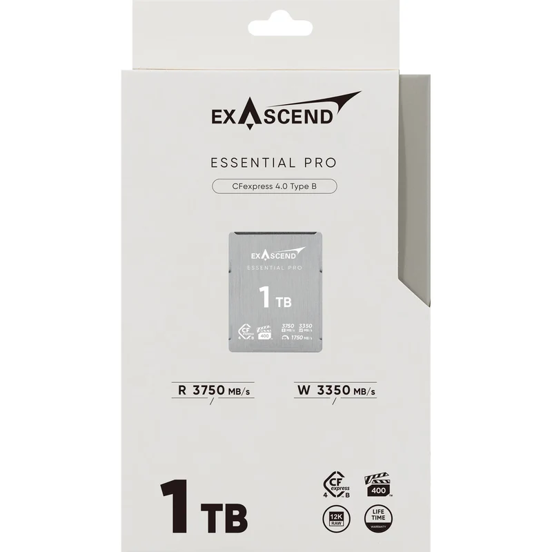Tarjeta CFexpress Type B Exascend 1TB Essential Pro CFexpress 4.0 Type B
