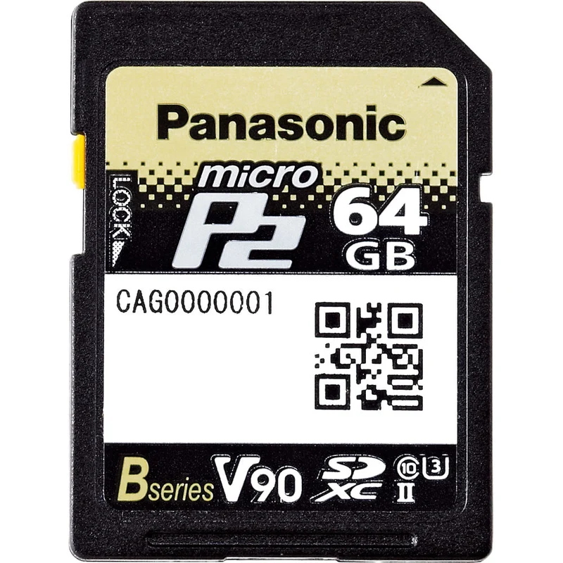 Tarjeta SD Panasonic 64GB microP2 UHS-II