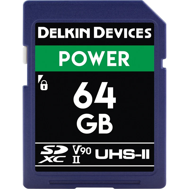 Tarjeta Delkin Devices 64GB POWER UHS-II SDXC