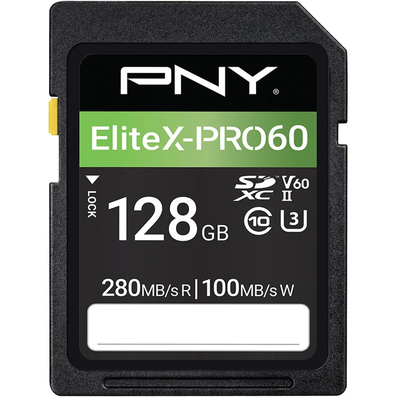 Tarjeta PNY 128GB EliteX-PRO60 UHS-II SDXC