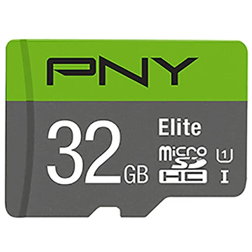 Tarjeta PNY 32GB Elite UHS-I microSDHC con SD Adapter (5-Pack)