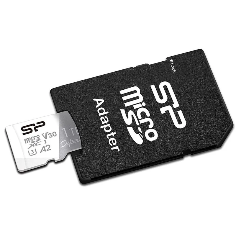 Tarjeta Silicon Power 1TB Superior UHS-I microSDXC con SD Adapter