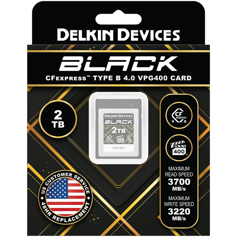 Tarjeta Delkin Devices 2TB BLACK CFexpress Type B 4.0