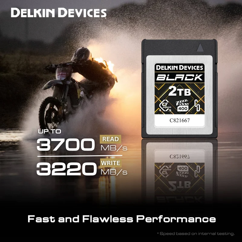 Tarjeta Delkin Devices 2TB BLACK CFexpress Type B 4.0