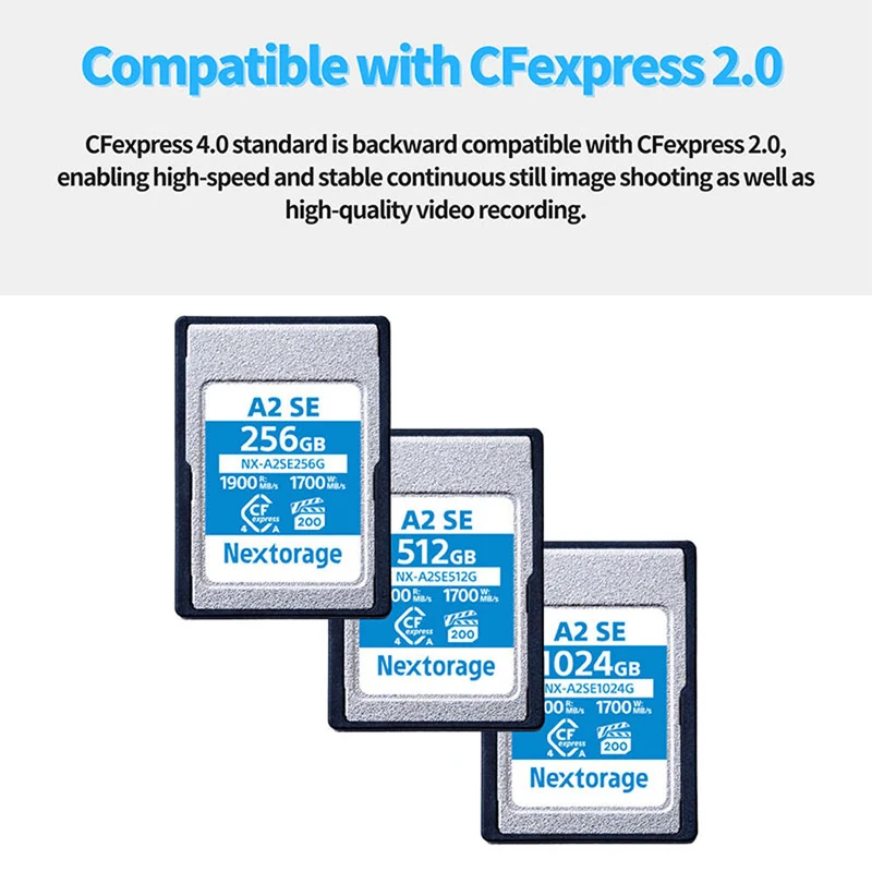 Tarjeta CFexpress Type A Nextorage 1TB NX-A2SE CFexpress 4.0 Type A