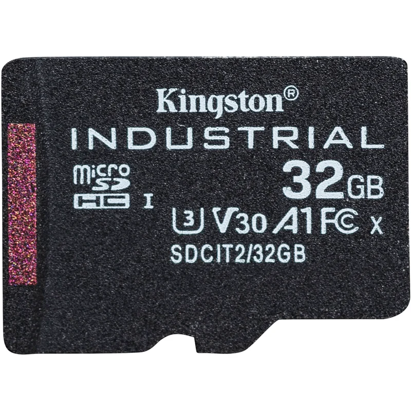 Tarjeta Kingston 32GB Industrial UHS-I microSDHC con SD Adapter