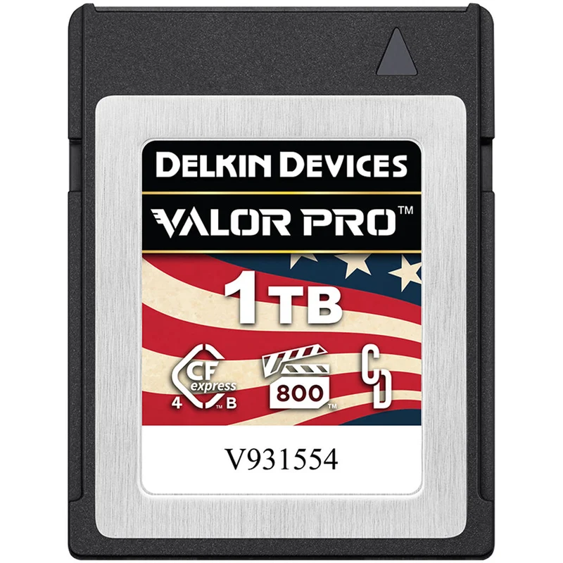 Tarjeta CFexpress Type B Delkin Devices 1TB Valor PRO CFexpress 4.0 Type B