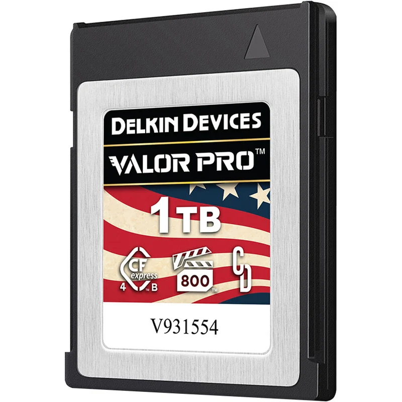 Tarjeta CFexpress Type B Delkin Devices 1TB Valor PRO CFexpress 4.0 Type B