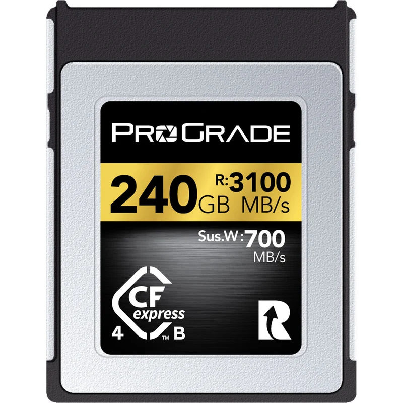 Tarjeta CFexpress Type B ProGrade Digital 240GB CFexpress 4.0 Type B Gold