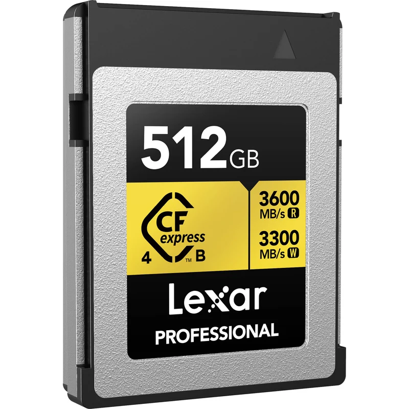 Tarjeta CFexpress Type B Lexar 512GB Professional GOLD CFexpress 4.0 Type B (2-Pack)