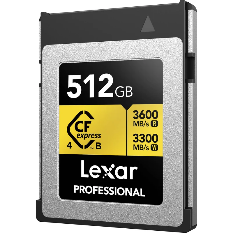 Tarjeta CFexpress Type B Lexar 512GB Professional GOLD CFexpress 4.0 Type B (2-Pack)