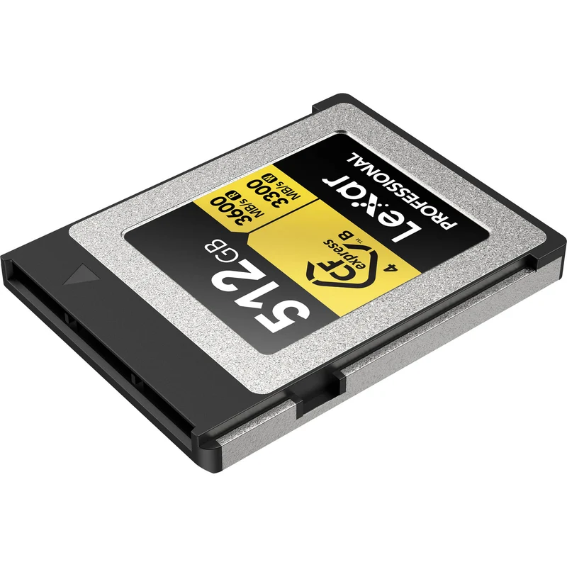 Tarjeta CFexpress Type B Lexar 512GB Professional GOLD CFexpress 4.0 Type B (2-Pack)