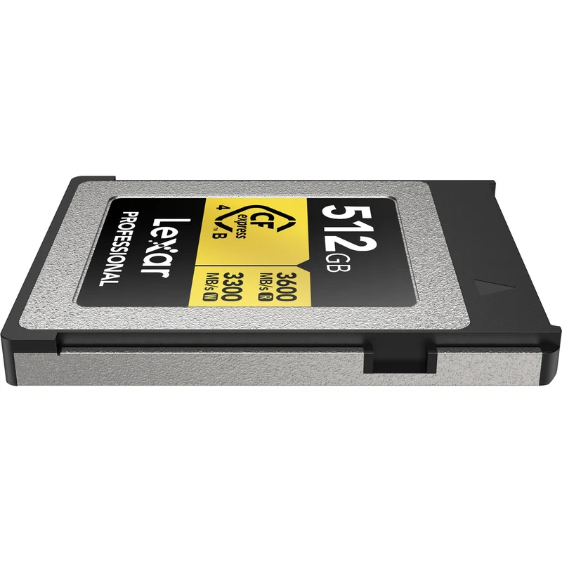 Tarjeta CFexpress Type B Lexar 512GB Professional GOLD CFexpress 4.0 Type B (2-Pack)