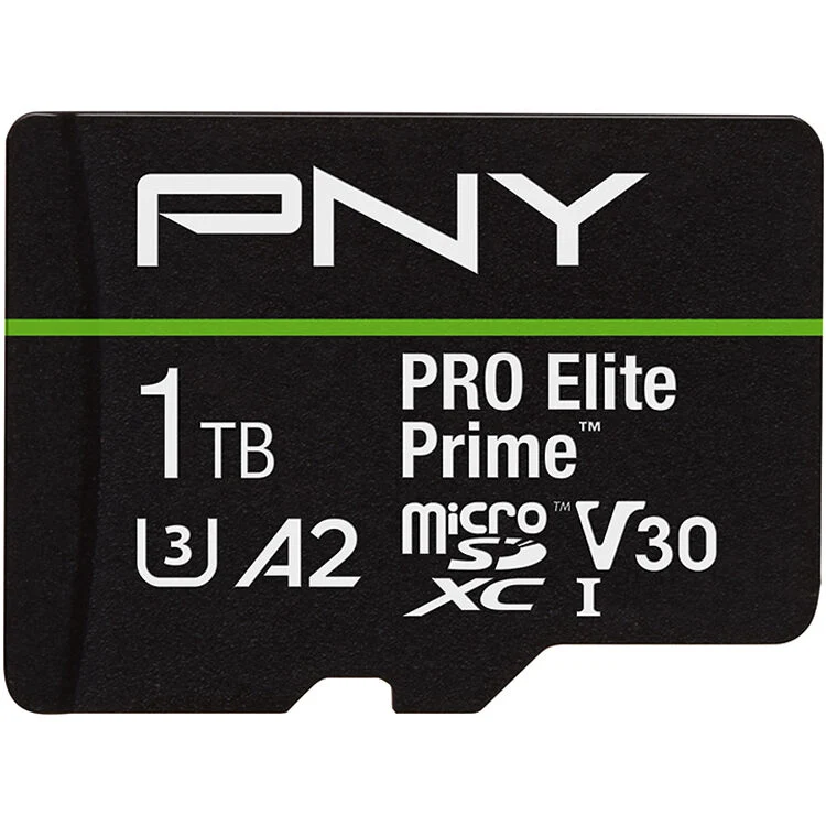 Tarjeta PNY 1TB PRO Elite Prime microSDXC con SD Adapter