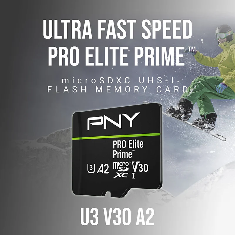 Tarjeta PNY 1TB PRO Elite Prime microSDXC con SD Adapter